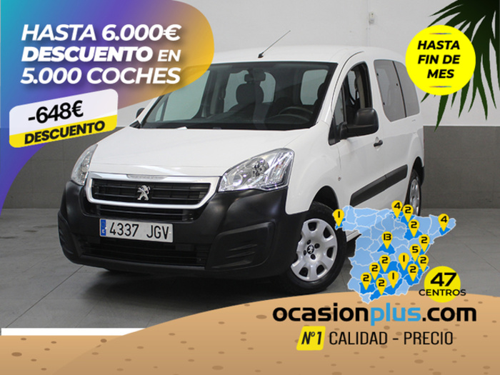 Peugeot Partner Tepee Combi 1.6 HDi Access 68 kW (92 CV) Vehículo usado en Castellón - 1
