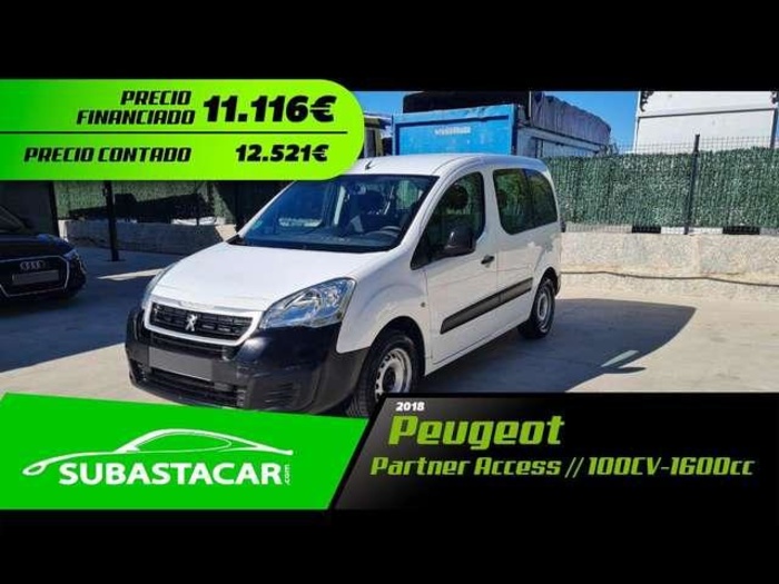 Peugeot Partner Tepee BlueHDi 100 Access 73 kW (100 CV) Vehículo usado en Badajoz - 1