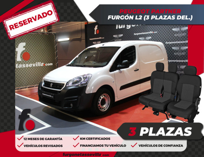 Peugeot Partner Furgon BlueHDi 100 Confort Pack L2 73 kW (100 CV) Vehículo usado en Sevilla - 1