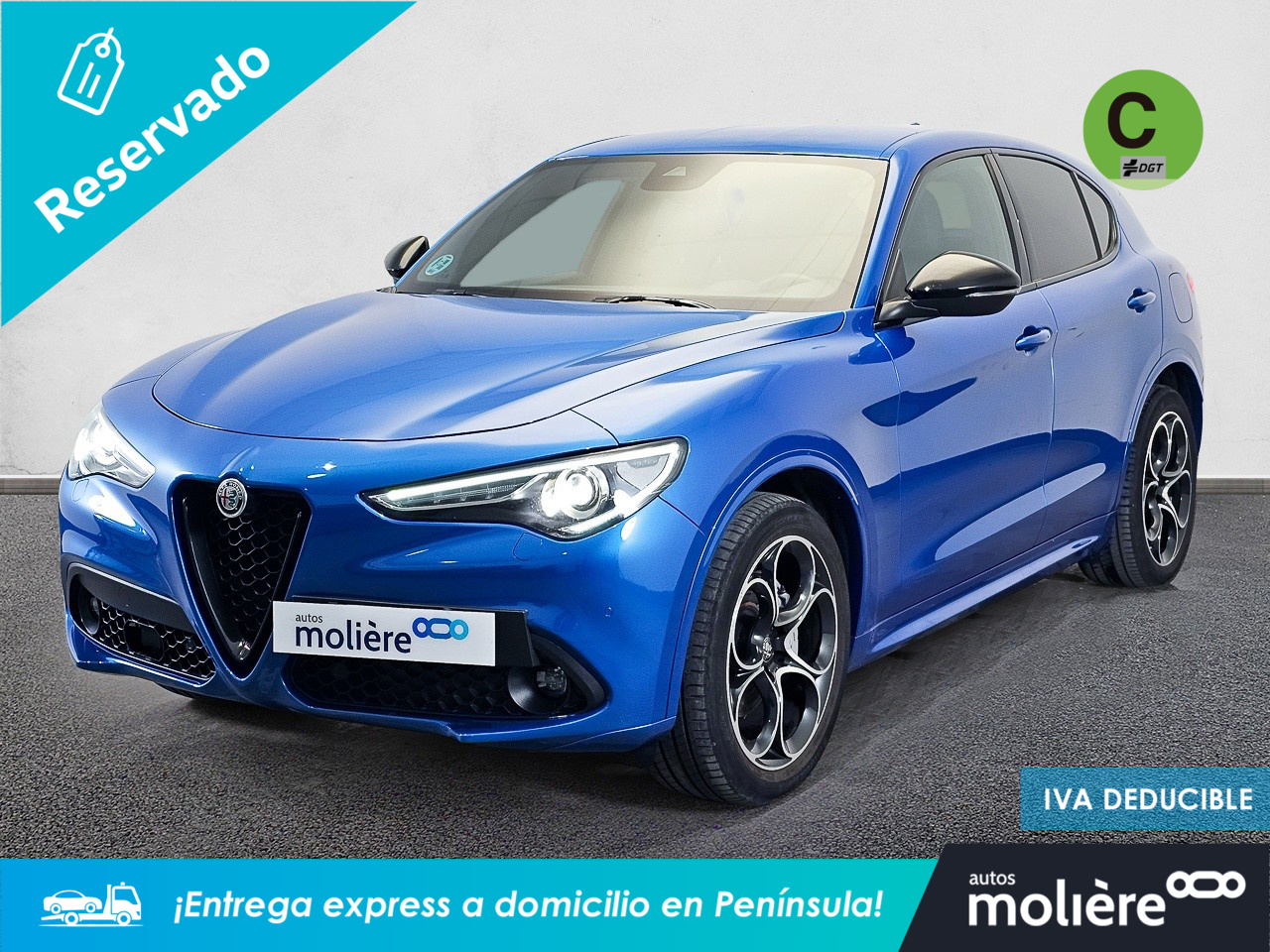 Alfa Romeo Stelvio 2.2 Diésel Veloce Q4 Auto 154 kW (210 CV) Vehículo usado en Málaga