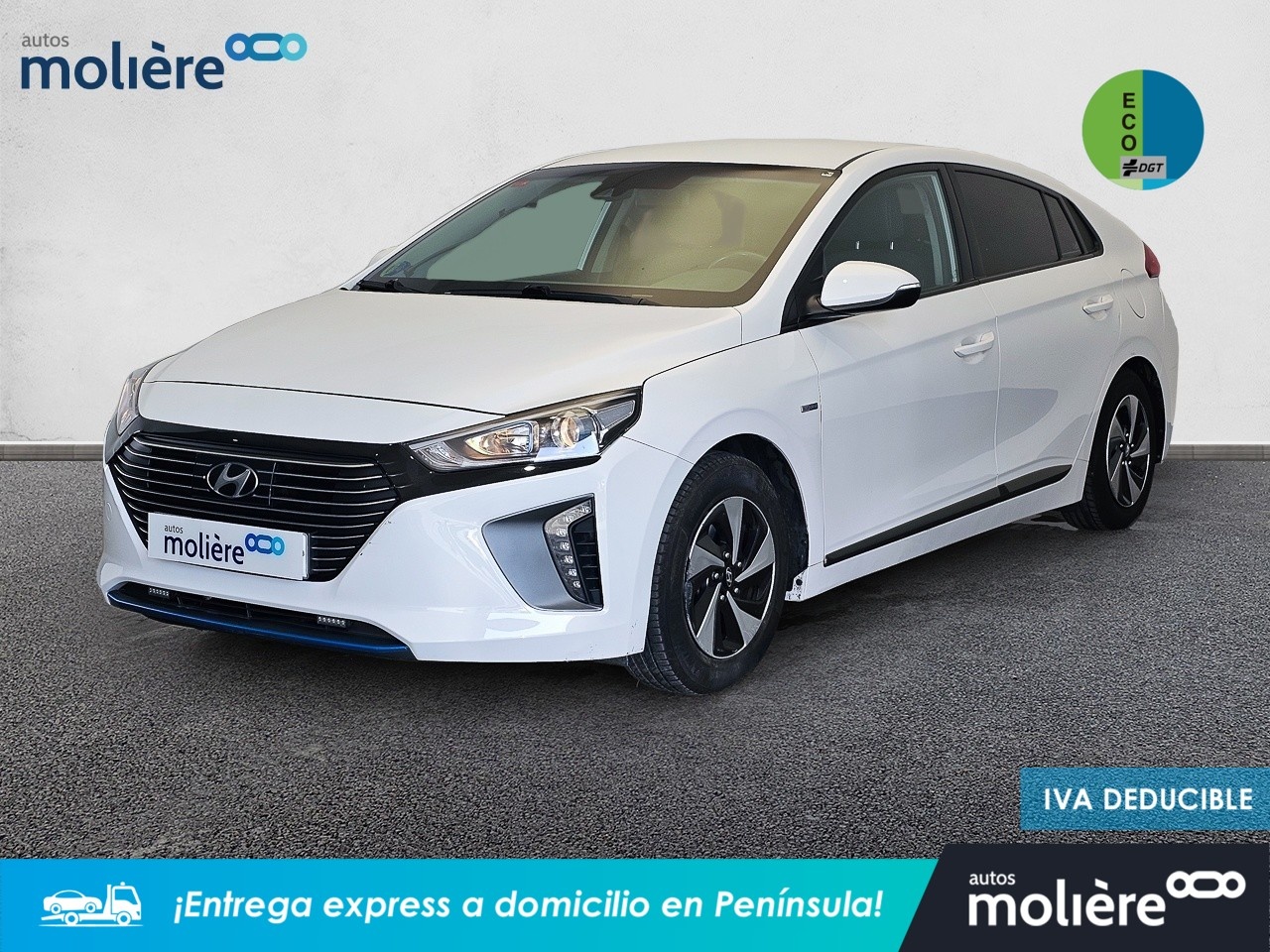 Hyundai Ioniq 1.6 GDI HEV Klass Nav DCT 	104 kW (141 CV) Vehículo usado en Málaga