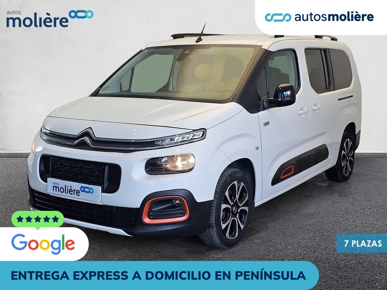 Citroen Berlingo Combi BlueHDi 130 S&S Talla XL Feel 96 kW (130 CV) Vehículo usado en Málaga