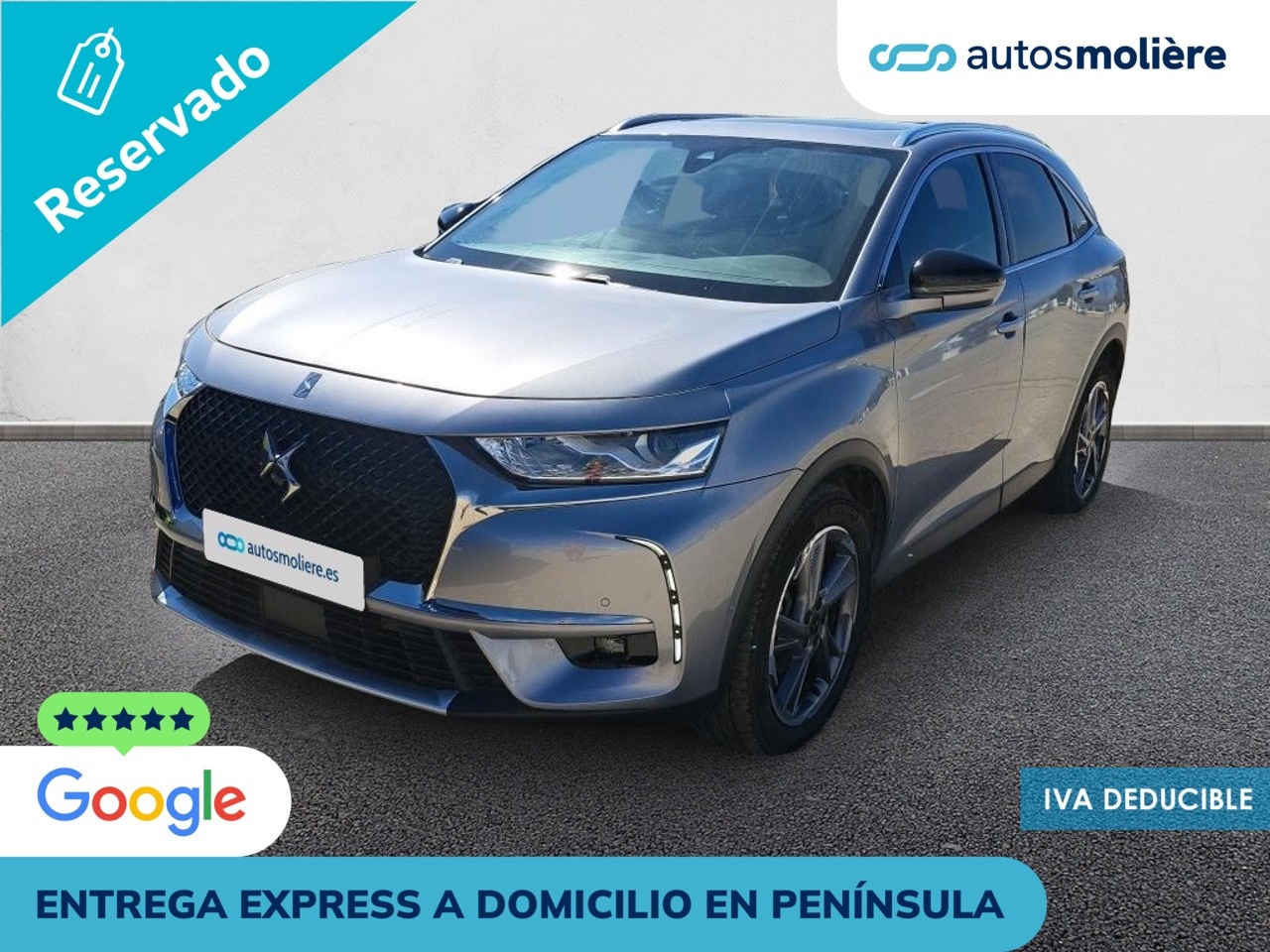 DS DS7 Crossback BlueHDi 130 Bastille Auto 96 kW (130 CV) Vehículo usado en Málaga