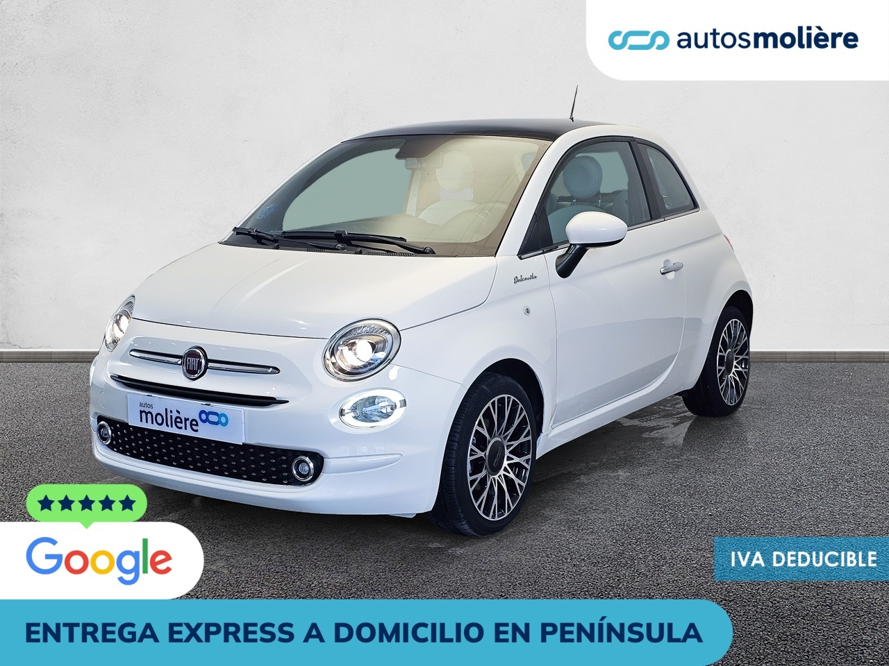 Fiat 500 1.0 Hybrid Dolcevita 51 kW (70 CV) Vehículo usado en Málaga