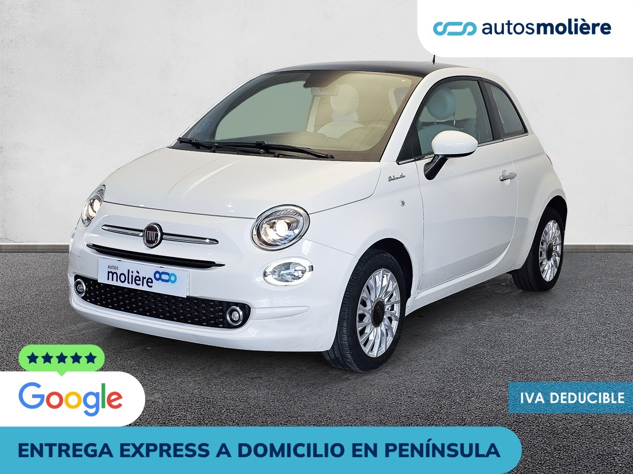 Fiat 500 1.0 Hybrid Dolcevita 51 kW (70 CV) Vehículo usado en Málaga