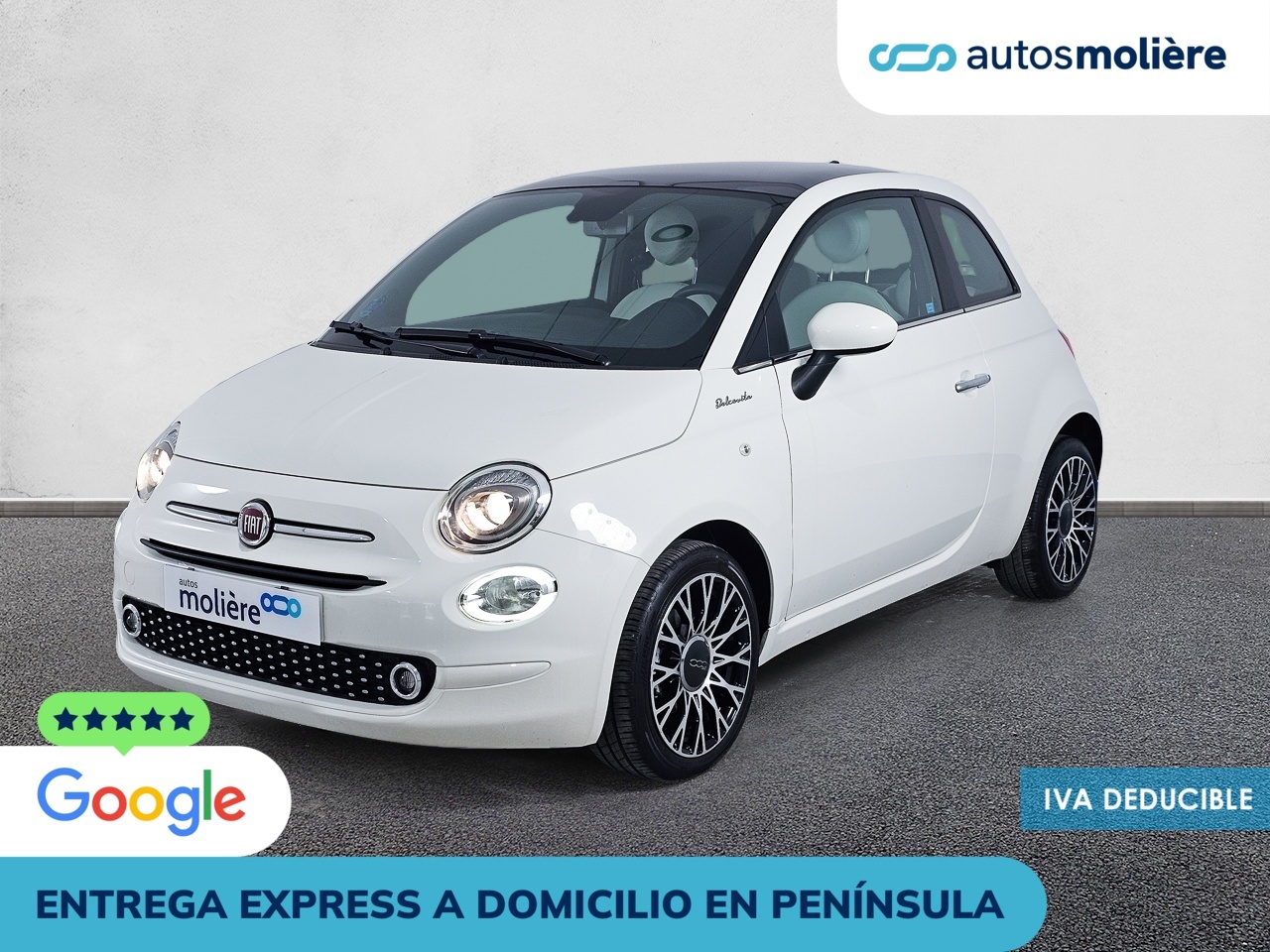 Fiat 500 1.0 Hybrid Dolcevita 51 kW (70 CV) Vehículo usado en Málaga