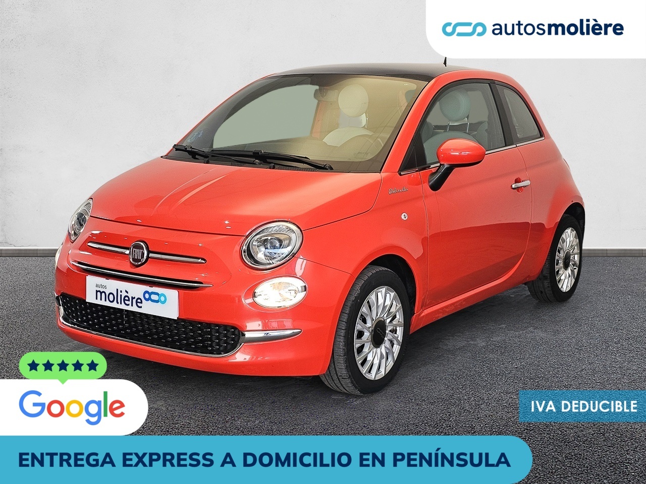 Fiat 500 1.0 Hybrid Dolcevita 51 kW (70 CV) Vehículo usado en Málaga