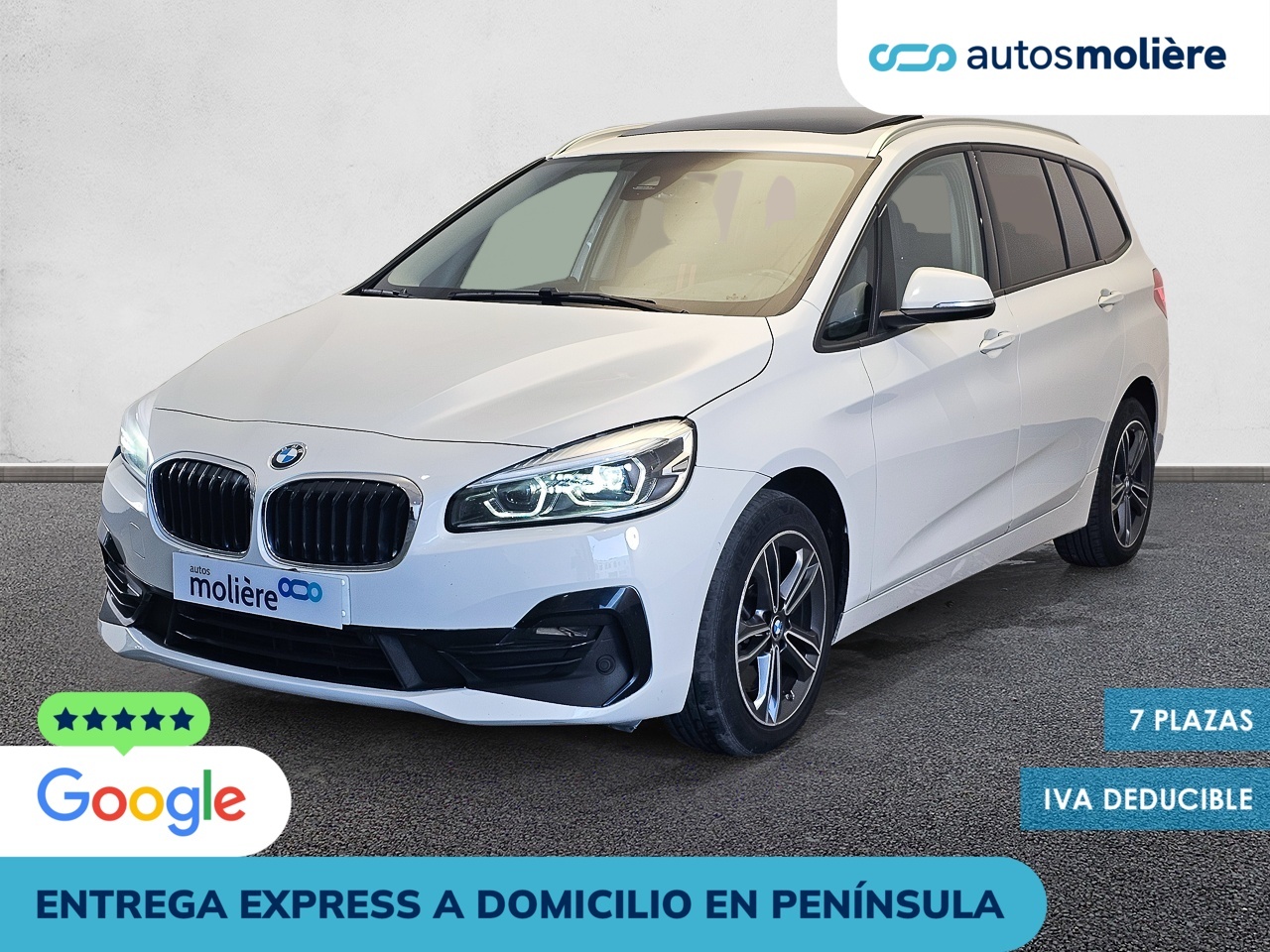 BMW Serie 2 218d Gran Tourer 110 kW (150 CV) Vehículo usado en Málaga