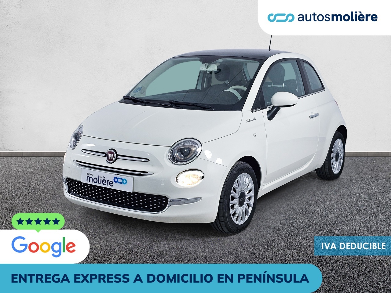 Fiat 500 1.0 Hybrid Dolcevita 51 kW (70 CV) Vehículo usado en Málaga