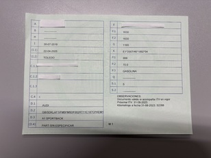 Audi A1 Sportback S line 25 TFSI 70 kW (95 CV)