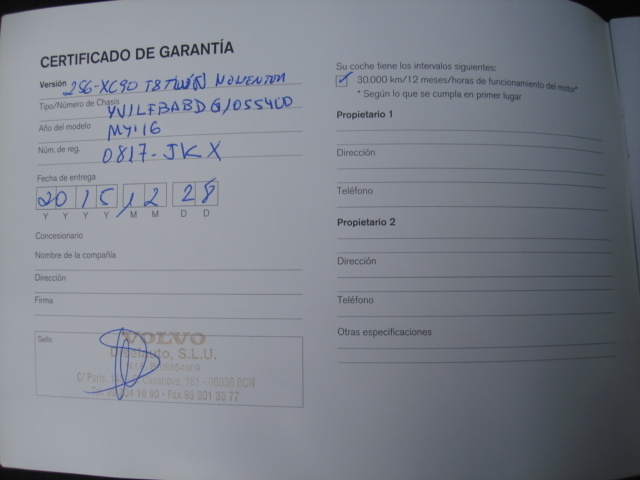 VolvoXC90 T8 Momentum AWD Auto 294 kW (400 CV) Vehículo usado en Barcelona - 43