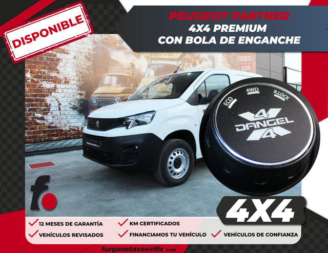 PeugeotPartner Furgon BlueHDi 130 Dangel Standard 600kg 4X4 96 kW (130 CV) PeugeotPartner Furgon BlueHDi 130 Dangel Standard 600kg 4X4 96 kW (130 CV)