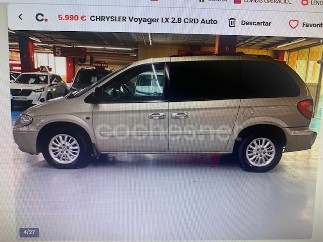 ChryslerVoyager 2.8 CRD LX Auto 110 kW (150 CV) Vehículo usado en Barcelona - 2