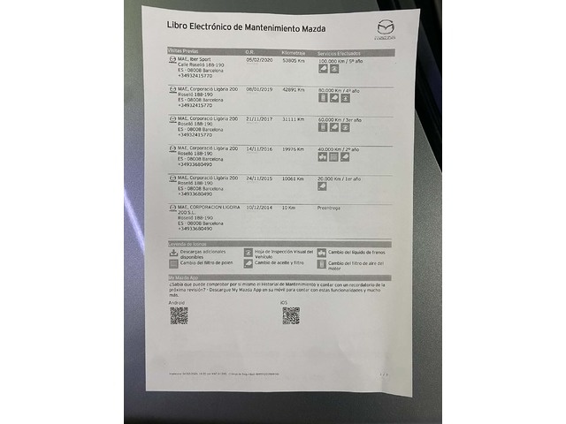 MazdaMazda 3 2.0 GE Luxury Safety AT 88 kW (120 CV) Vehículo usado en Barcelona - 22