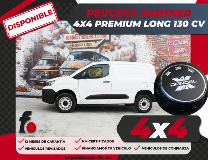 PeugeotPartner Furgon BlueHDi 130 Premium Standard 600kg 96 kW (128 CV) PeugeotPartner Furgon BlueHDi 130 Premium Standard 600kg 96 kW (128 CV)