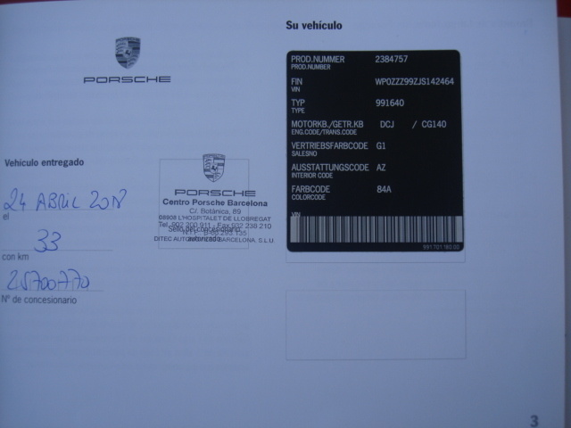 Porsche911 Carrera 4 GTS Cabrio 331 kW (450 CV) Vehículo usado en Barcelona - 39