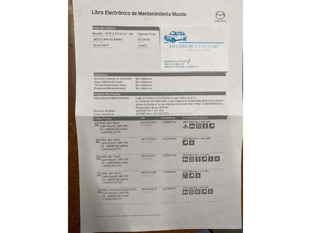 MazdaMazda 5 2.0 Sportive CRTD 105 kW (143 CV) Vehículo usado en Barcelona - 6