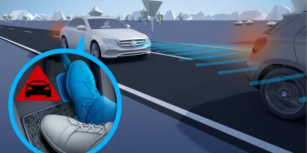 Desciframos el asistente de frenado activo de Mercedes