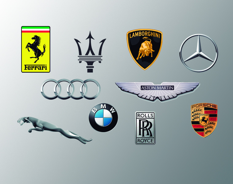 coches de lujo, saber que significan los escudos de cada marca