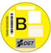 Distintivo ambiental B Distintivo ambiental B