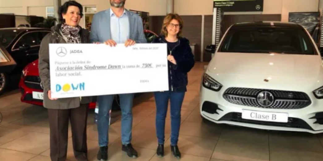 Mercedes Benz Jadisa colaboracion Down Jaen