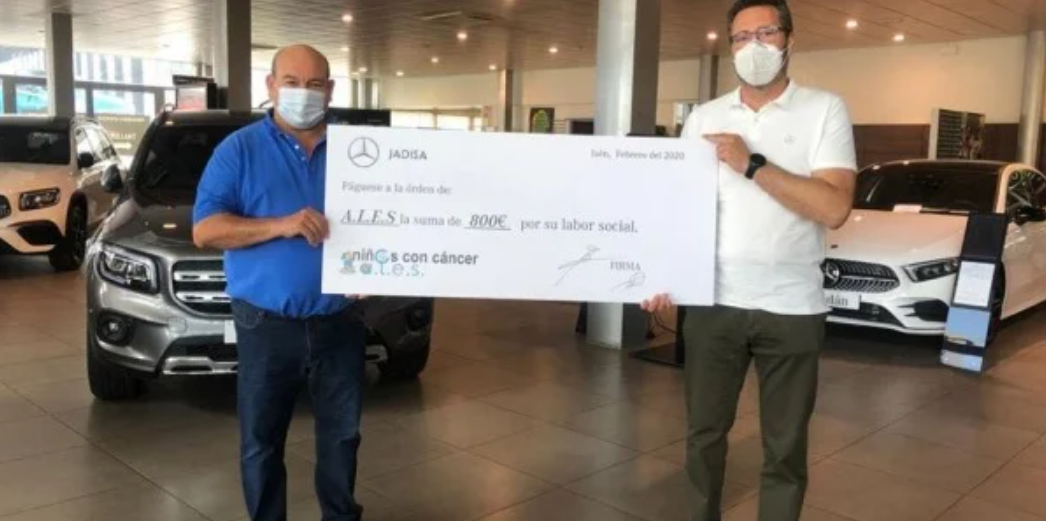 jadisa y mercedes jaen colaboran asociacion ales