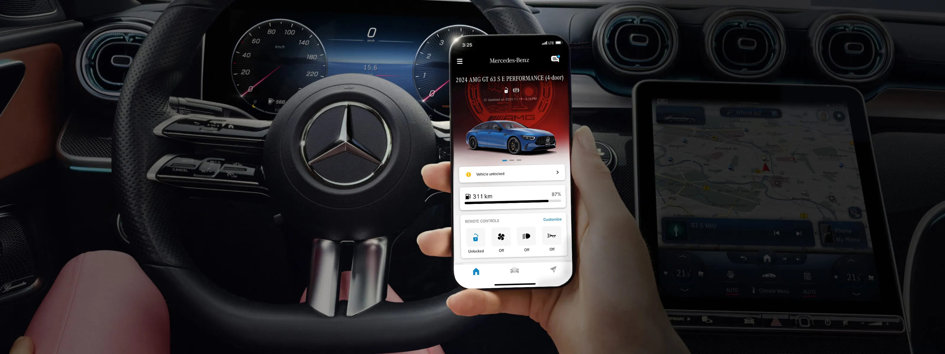 Conectividad mercedes ME connect