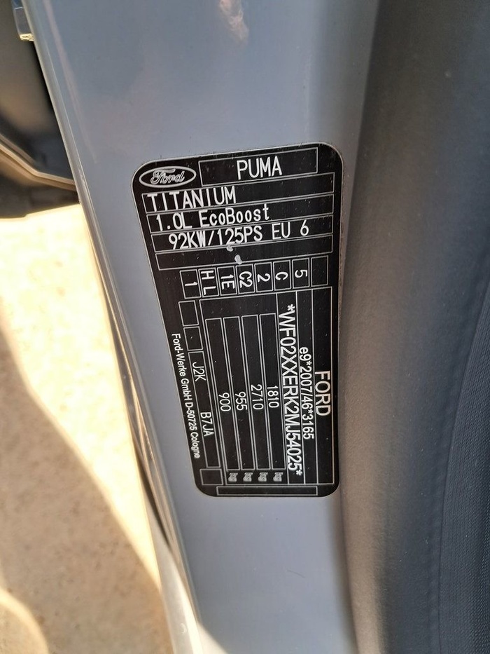 Ford Puma 1.0 EcoBoost Titanium Auto 92 kW (125 CV) Vehículo usado en Madrid Ford Puma 1.0 EcoBoost Titanium Auto 92 kW (125 CV) Vehículo usado en Madrid