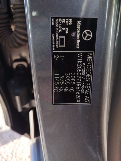 Mercedes-Benz Clase C 200 135 kW (184 CV) 15 Mercedes-Benz Clase C 200 135 kW (184 CV) 15