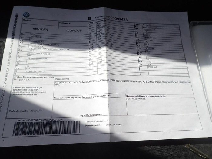 Volkswagen Polo Advance 1.0 TSI 70 kW (95 CV) Vehículo usado en Madrid Volkswagen Polo Advance 1.0 TSI 70 kW (95 CV) Vehículo usado en Madrid