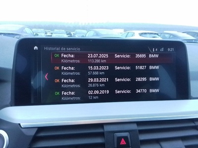 BMW X3 xDrive20d 140 kW (190 CV) 13 BMW X3 xDrive20d 140 kW (190 CV) 13