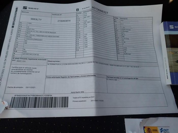 SEAT Arona 1.0 TSI Style Plus 81 kW (110 CV) Vehículo usado en Madrid SEAT Arona 1.0 TSI Style Plus 81 kW (110 CV) Vehículo usado en Madrid