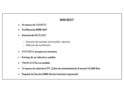 MINI MINI Cooper 5 Puertas 100 kW (136 CV) 161271679 en la provincia de Barcelona MINI MINI Cooper 5 Puertas 100 kW (136 CV) 161271679 en la provincia de Barcelona