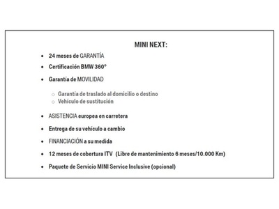 MINI MINI 3 Puertas Cooper E 135 kW (184 CV) 88188308 en Barcelona MINI MINI 3 Puertas Cooper E 135 kW (184 CV) 88188308 en Barcelona