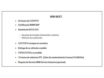 MINI MINI 3 Puertas Cooper E 135 kW (184 CV) 88188308 en Barcelona MINI MINI 3 Puertas Cooper E 135 kW (184 CV) 88188308 en Barcelona