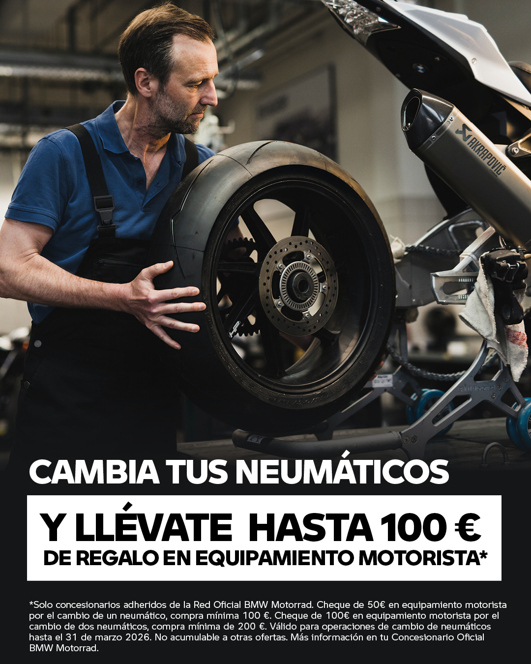 CAMBIA TUS NEUMÁTICOS Y LLÉVATE HASTA 100€ DE REGALO