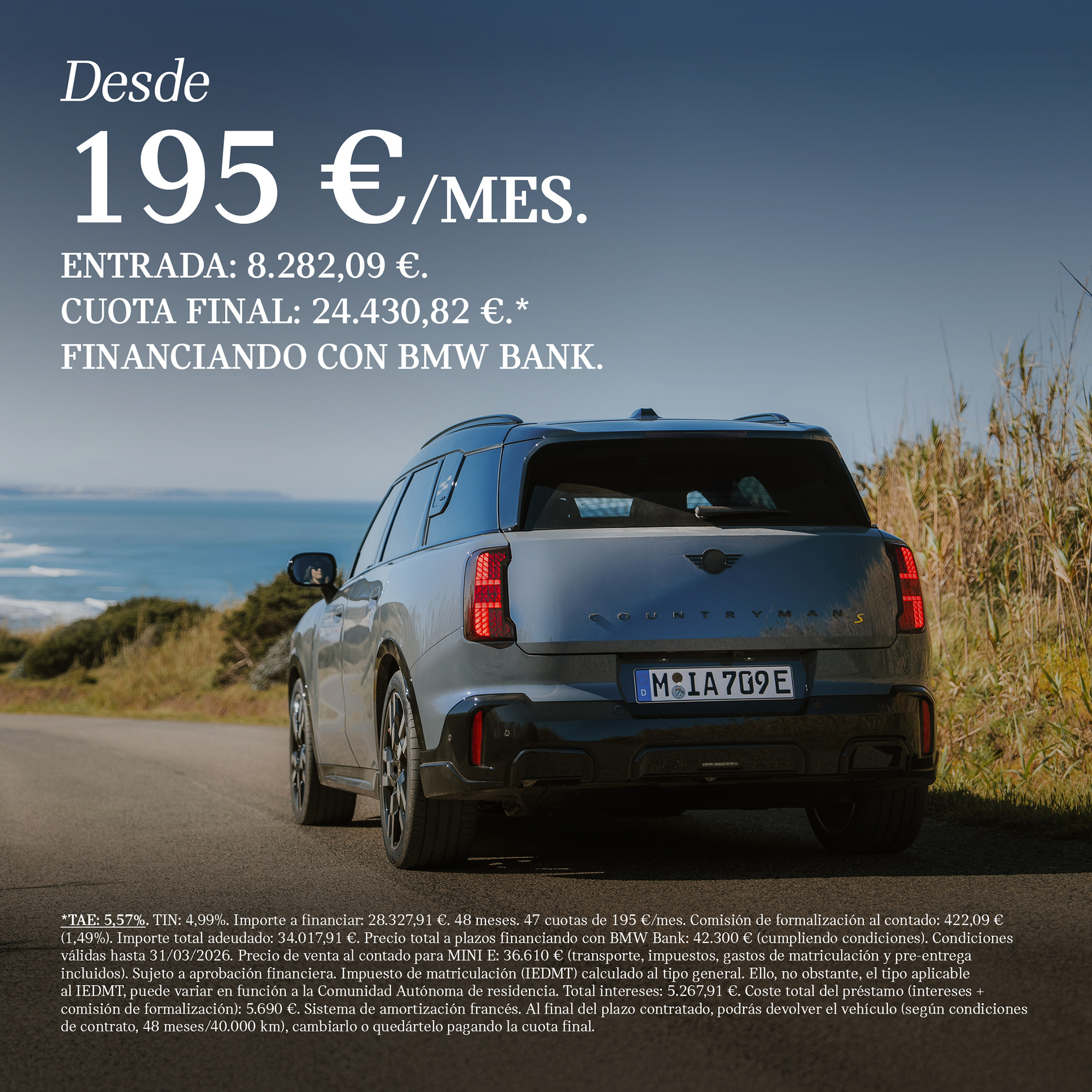 MINI COUNTRYMAN ELÉCTRICO ENERO