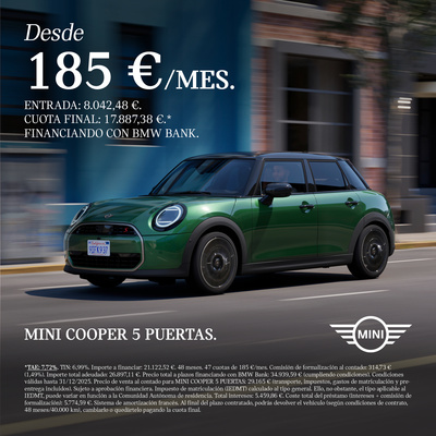 MINI COOPER 5 PUERTAS OCTUBRE MINI COOPER 5 PUERTAS OCTUBRE