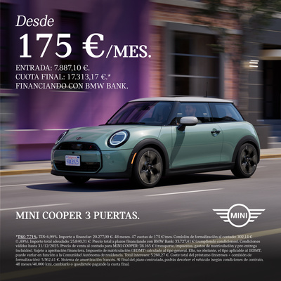 MINI COOPER 3 PUERTAS OCTUBRE MINI COOPER 3 PUERTAS OCTUBRE