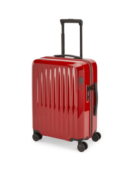 MALETA DE CABINA BMW M ROJA CON RUEDAS