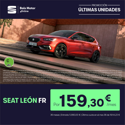 ¡Promoción Febrero! SEAT León por 159€/mes* ¡Promoción Febrero! SEAT León por 159€/mes*