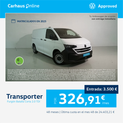 ¡Promoción online! Volkswagen Caravelle por 452,93 €/mes ¡Promoción online! Volkswagen Caravelle por 452,93 €/mes