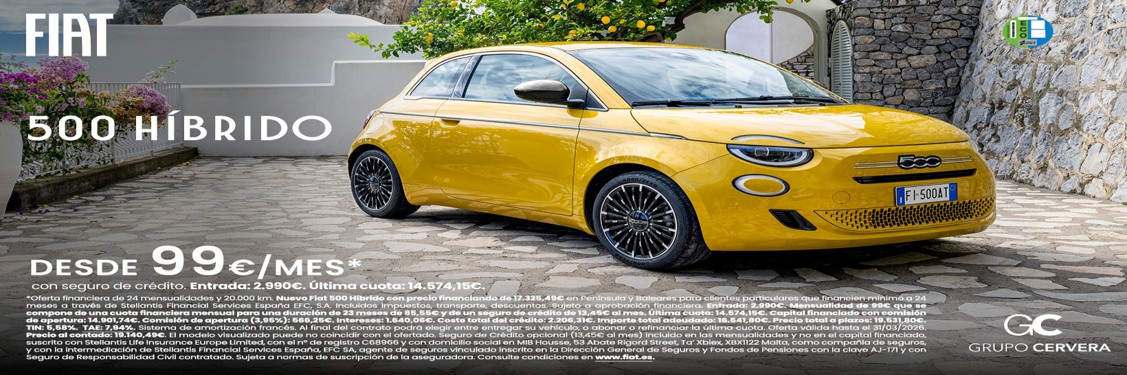 Grupo Cervera - Fiat-500-Hibrido