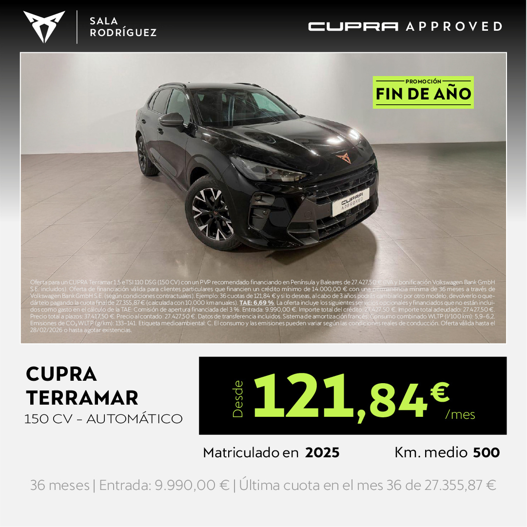 ¡Ocasión! Terramar eTSI desde 122€/mes*