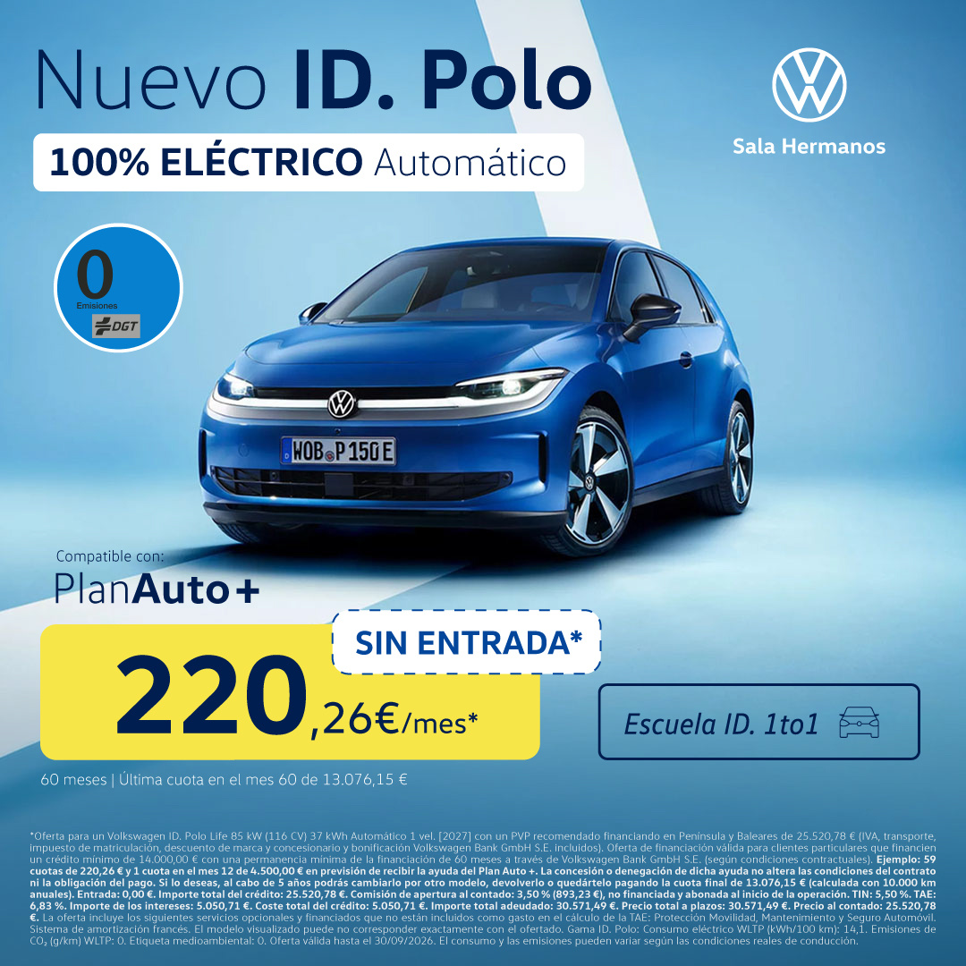 ¡Oferta online! ¡Nuevo ID Polo 220€/mes!