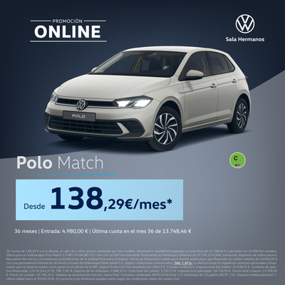 Este mes consigue tu Polo desde 138,29€* Este mes consigue tu Polo desde 138,29€*