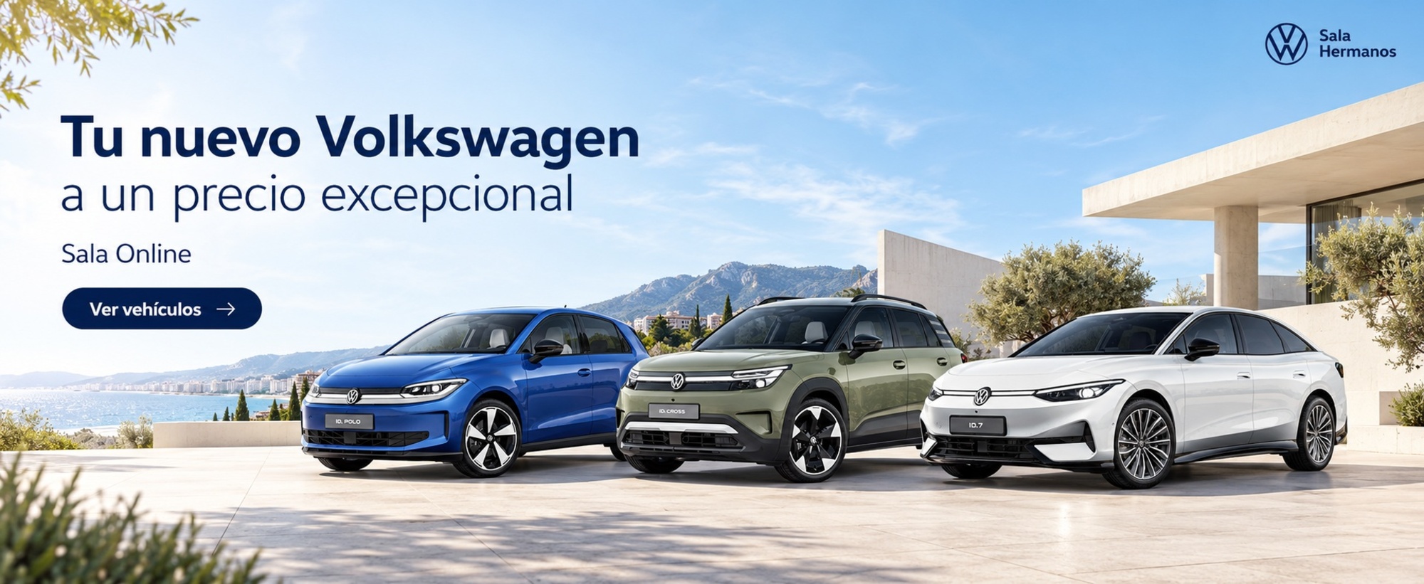 Volkswagen ID. Polo, ID. Cross e ID.7 - Sala Hermanos Volkswagen ID. Polo, ID. Cross e ID.7 - Sala Hermanos
