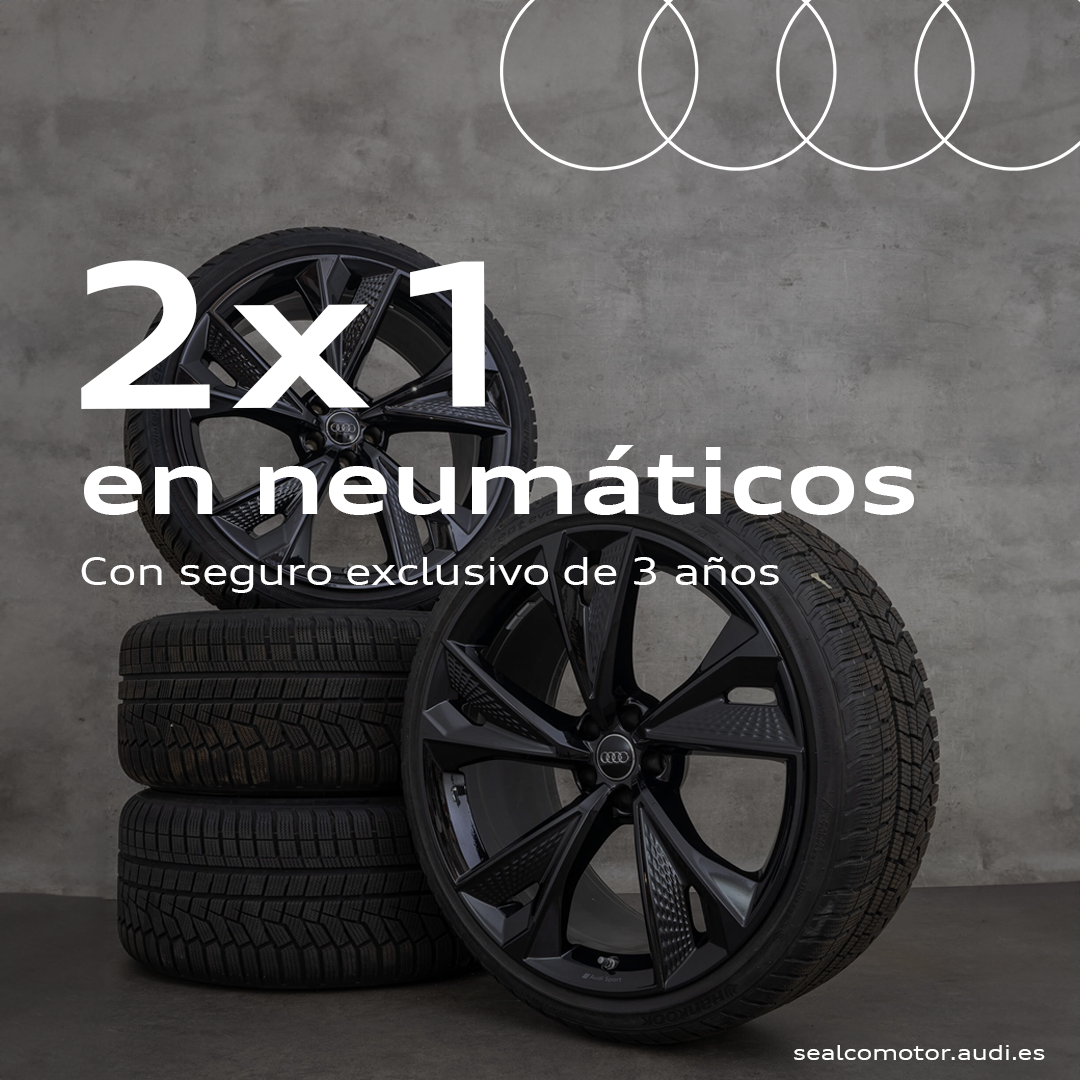 2x1 en neumáticos audi