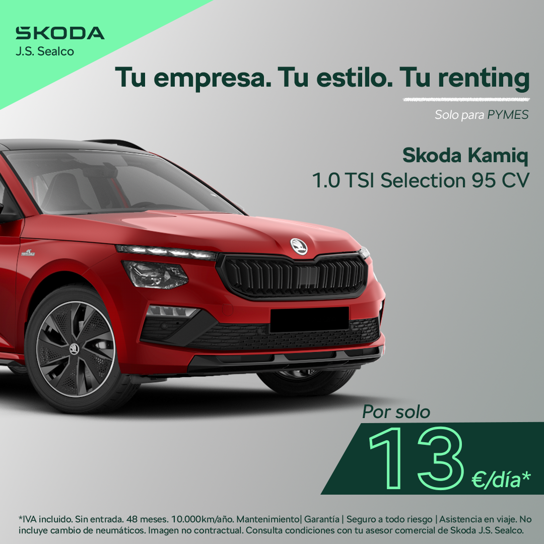 SKODA BUSINESS KAMIQ ABRIL 2025 SKODA BUSINESS KAMIQ ABRIL 2025