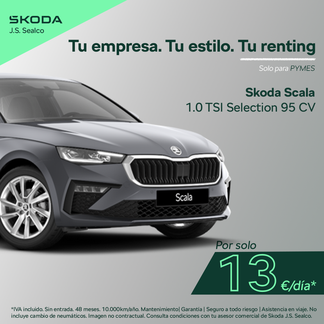 SKODA BUSINESS SCALA ABRIL 2025 SKODA BUSINESS SCALA ABRIL 2025
